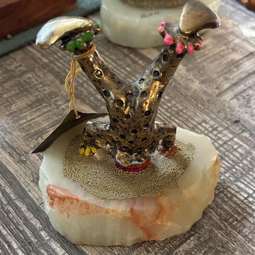 Vintage Ron Lee 1983 Clown Handstand Figurine w/ Stone Base – 24k - Picture 4 of 4
